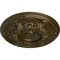 Ekena Millwork Granada Ceiling Medallion (Fits Canopies up to 7 1/8"), Hand-Painted Brass, 19"OD x 1 1/2"P CM19GABRS - alternate 2
